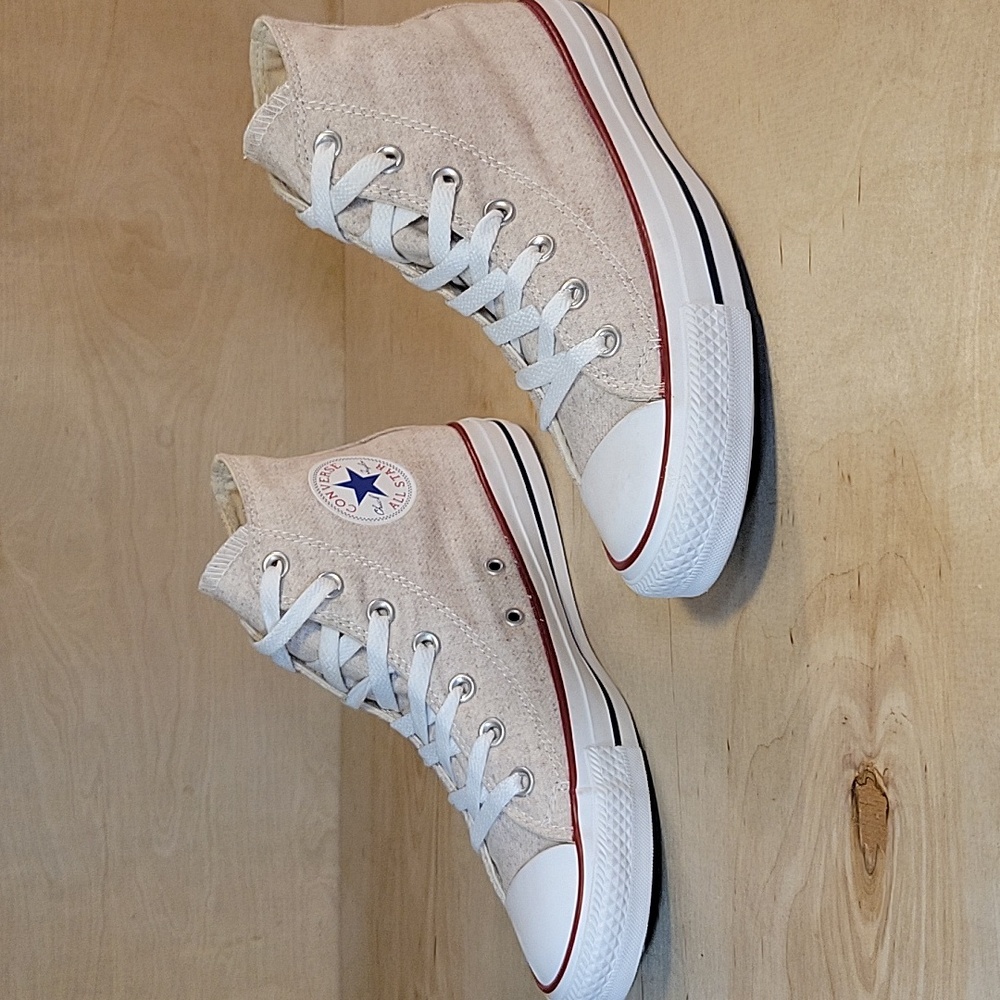 Converse Chuck Taylor All Star Womens High Top Size 8 Sneakers - Picture 4 of 10
